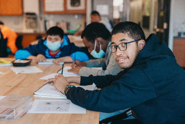 Uplift_student with glasses