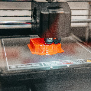 Uplift_3D printer orange